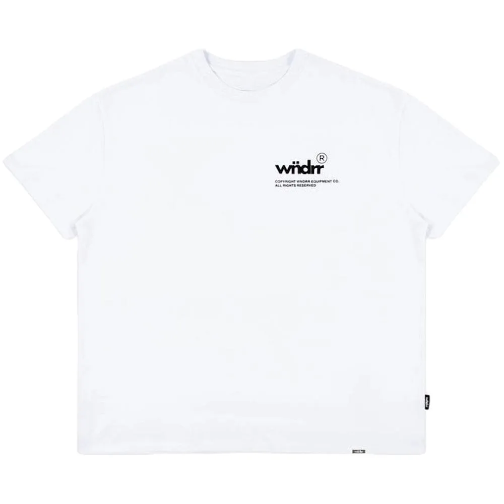 WNDRR Represent Heavy Weight Tee - White